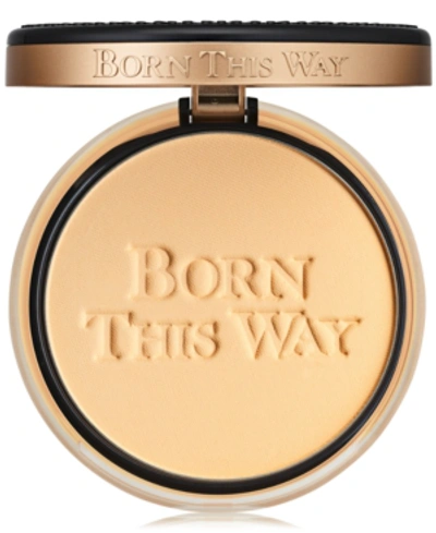 Shop Too Faced Born This Way Undetectable Medium-to-full Coverage Powder Foundation In Shortbread - Very Light W/ Golden Undertones