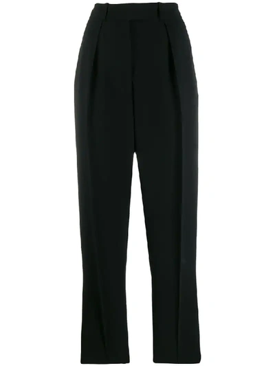 Shop Apc A.p.c. Cropped Tailored Trousers - Black