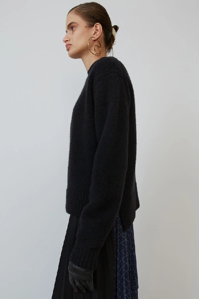 Shop Acne Studios Crewneck Sweater Black