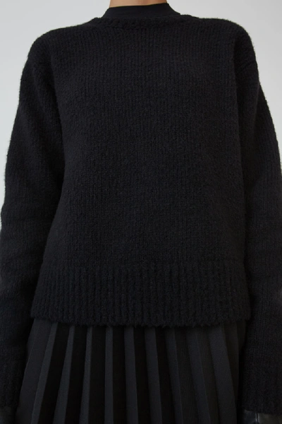 Shop Acne Studios Crewneck Sweater Black