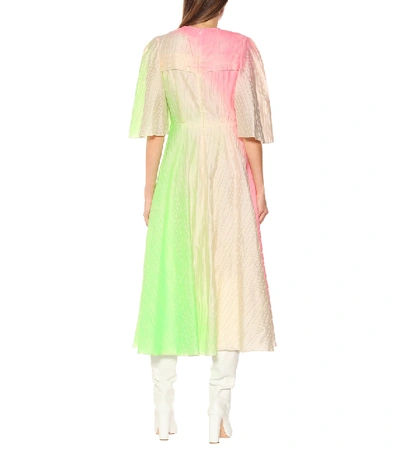 Shop Roksanda Raeya Jacquard Midi Dress In Multicoloured