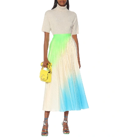 Shop Roksanda Ambra Jacquard Maxi Skirt In Multicoloured