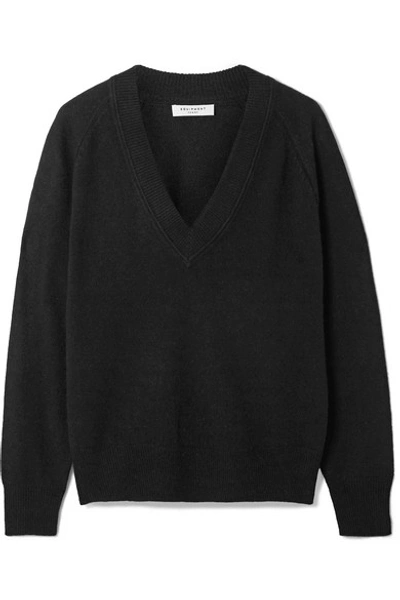 Shop Equipment Madalene Cashmere Sweater In Black