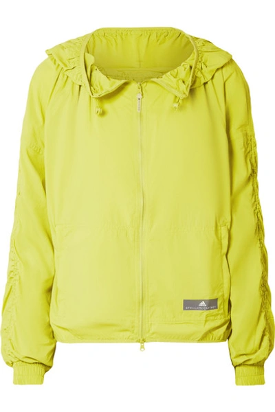 Shop Adidas By Stella Mccartney Run Light Shell Jacket In Sage Green