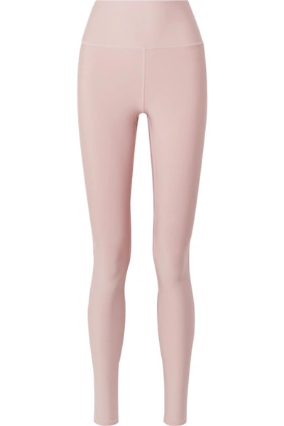 Shop Alo Yoga Airlift Stretch Leggings In Baby Pink