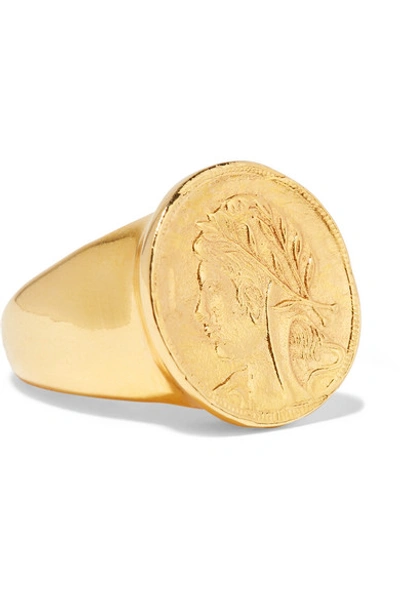 Shop Oscar De La Renta Gold-tone Ring