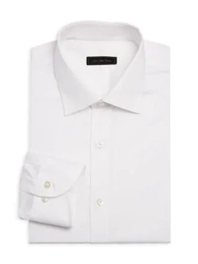 Shop Saks Fifth Avenue Collection Travel Dress Shirt In White