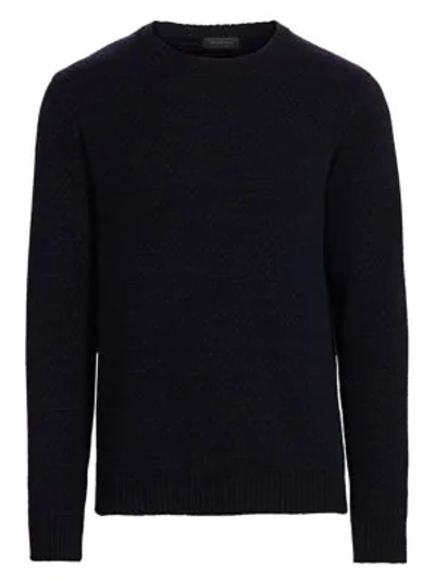 Shop Saks Fifth Avenue Collection Cashmere Crewneck Sweater In Black