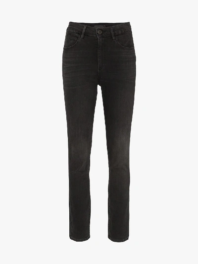 Shop 3x1 Channel Seam Skinny Jeans In Black