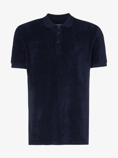 Shop Vilebrequin Blue Pacific Short Sleeve Polo Shirt