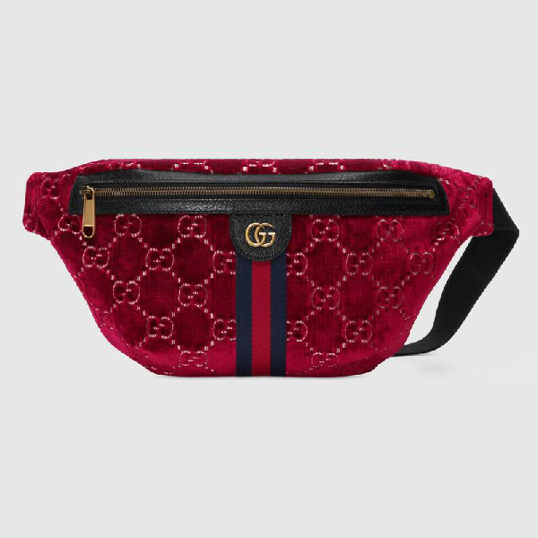 belt bag gucci red