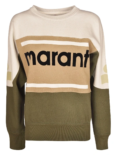 Shop Isabel Marant Étoile Gallian Sweatshirt In Khaki