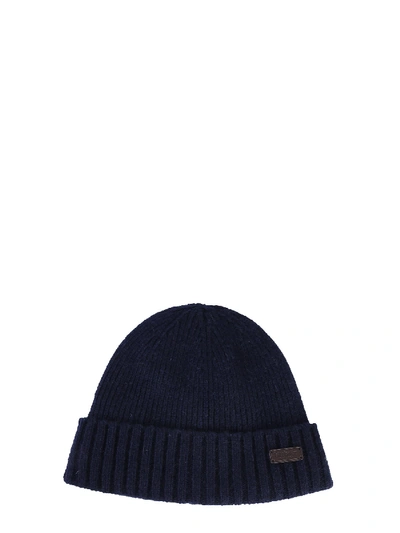 Shop Barbour Wool Hat In Blu