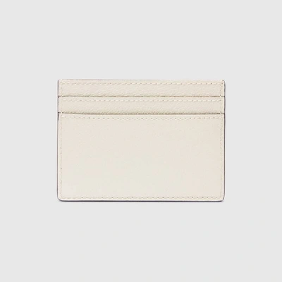 Shop Gucci Ophidia Card Case In White