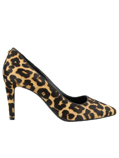 Shop Michael Kors Michael  Dorothy Flex Pump In Leopard