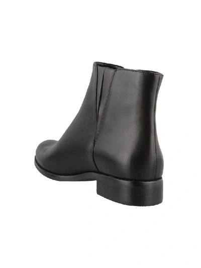 Michael Kors Women's Leather Ankle Boots Booties Jaycie In Black | ModeSens