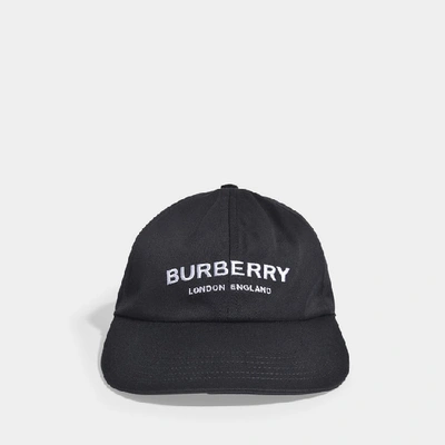 Shop Burberry | Casual  Baseball Cap In Black Cotton