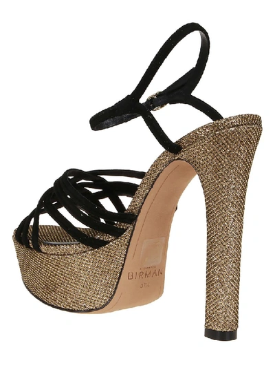 Shop Alexandre Birman Berthe Platform In Black Oro