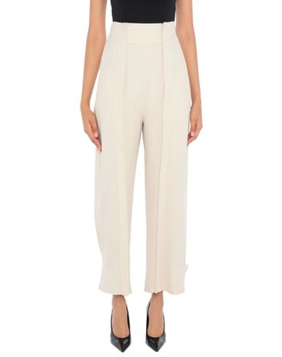 Shop Chloé Casual Pants In Beige