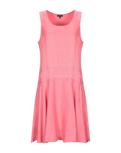 Shop Emporio Armani Midi Dresses In Pink