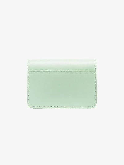 Shop Jw Anderson Green Mini Logo Cross Body Bag