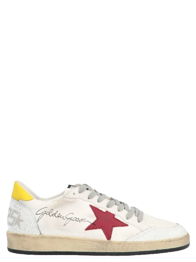 Shop Golden Goose Ball Star Shoes In White