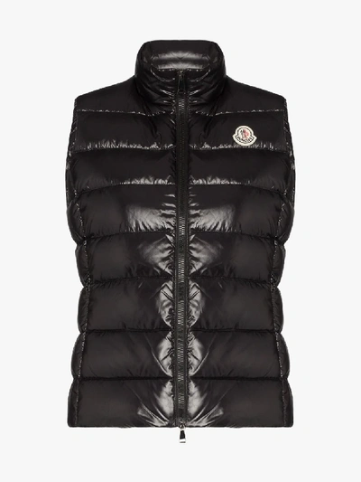 Shop Moncler Ghany Quilted Gilet In Blue