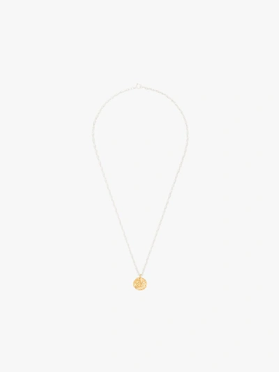 Shop Alighieri Yellow Gold The Twisted Game Necklace In Metallic