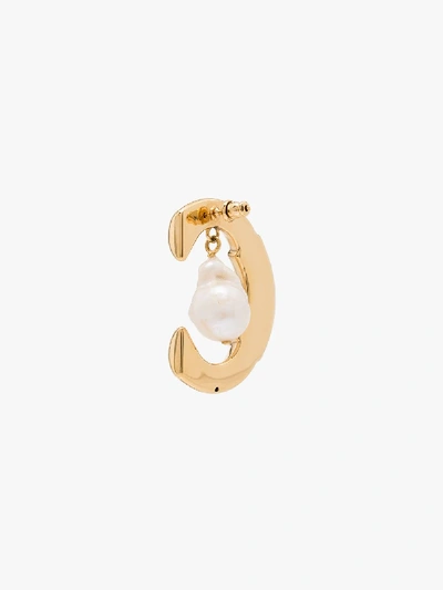 Shop Chloé Gold Tone Darcey Pearl Earring