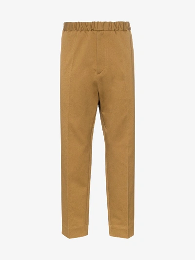 Shop Jil Sander Priamo Relaxed Trousers In Brown