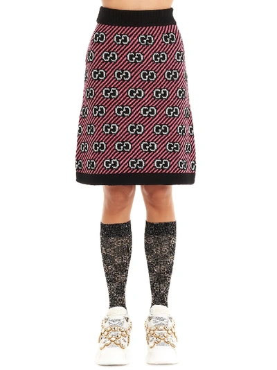 Shop Gucci Skirt In Multicolor