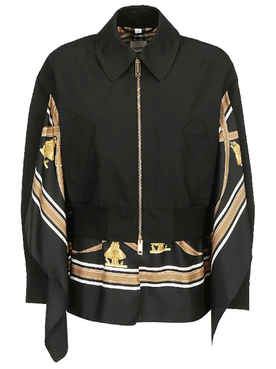 Shop Burberry Jacket In Black