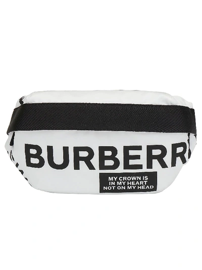 Shop Burberry Sonny Belt Bag In White