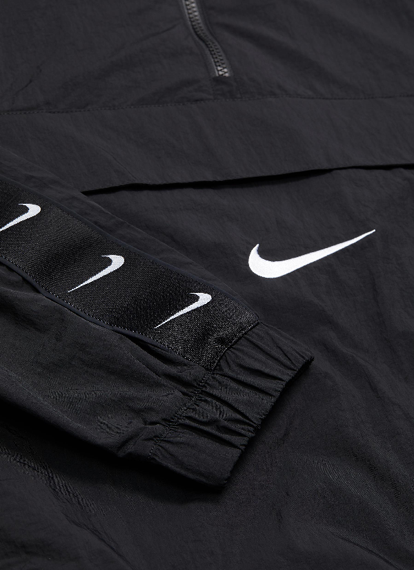 Nike Swoosh Logo Print Anorak | ModeSens