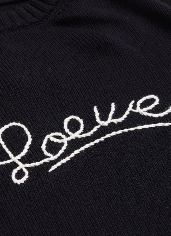 Loewe Logo Embroidered Sweater | ModeSens
