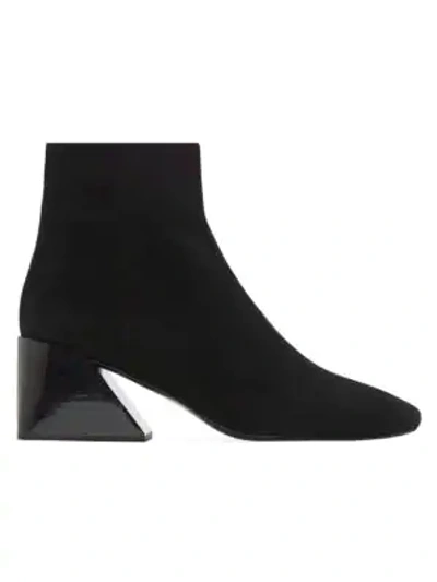Shop Mercedes Castillo Jimme Suede Ankle Boots In Black