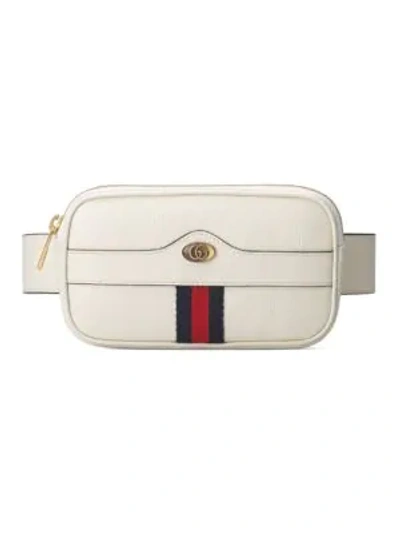 Shop Gucci Ophidia Belted Iphone Case In Mystic White