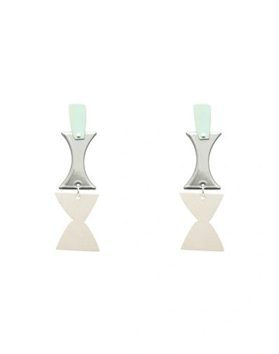 Shop Bianca Mavrick Earrings In Light Green