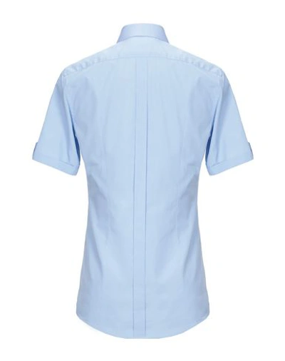 Shop Dolce & Gabbana Man Shirt Sky Blue Size 15 Cotton