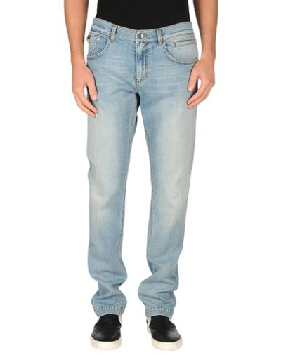 Shop Dolce & Gabbana Denim Pants In Blue