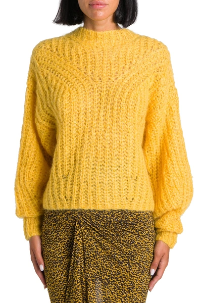Shop Isabel Marant Inko Sweater In Giallo