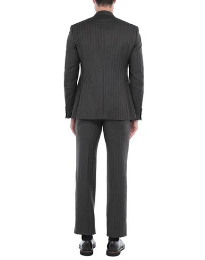 Shop Etro Suits In Dark Brown