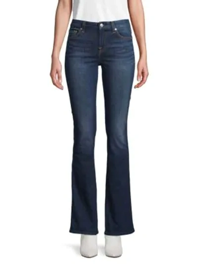 Shop 7 For All Mankind Kimmie Bootcut Jeans In Dark Blue