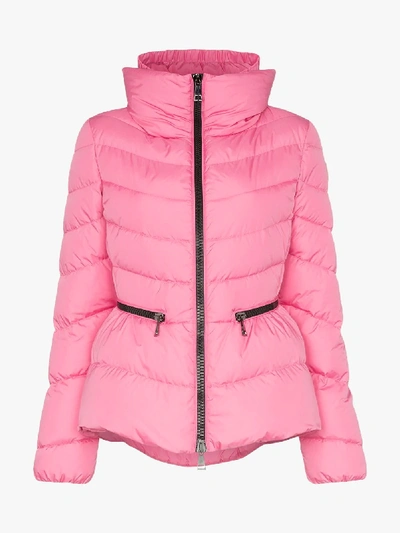 Shop Moncler Miriel Quilted Jacket In Pink