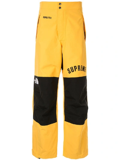 Shop Supreme The North Face X  Trousers In Yellow