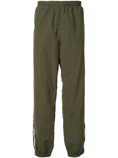 Shop Supreme Elasticated Track Pants In Green