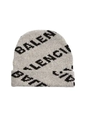 balenciaga beanie grey