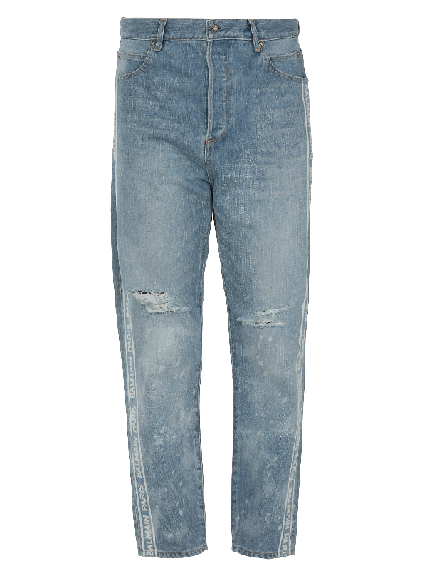 Balmain Jeans Straight Fit In Denim | ModeSens