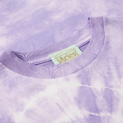 Shop Aries X I-d Flower Tie-dye Tee In Purple