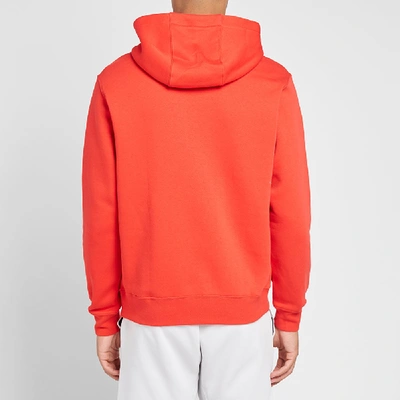 Shop Nike Club Popover Hoody In Red
